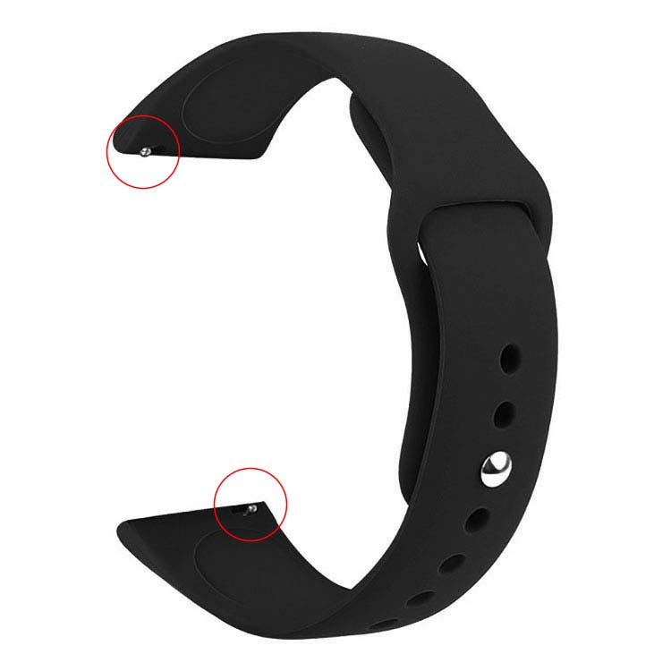 Amazfit Active ベルト バンド シリコン 20mm 交換リストバンド/交換バンド/交換ベルト おすすめ ソフトバンド ガーミン アマズフィット アクティブ 20mm