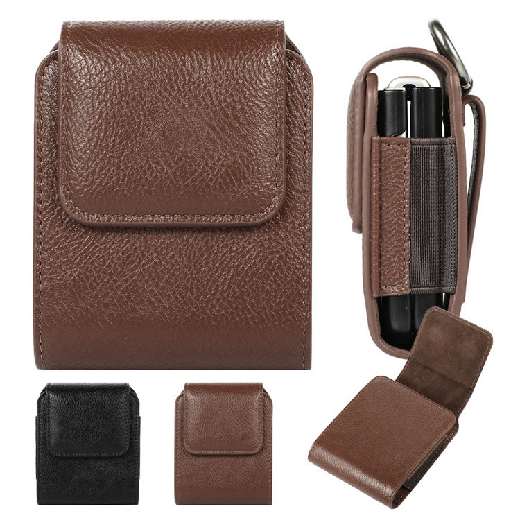 Libero Flip ケース カバー PUレザー カラビナ付き リベロ フリップ ウエストバッグ ウェストポーチ ベルトループ アンドロイド おすすめ おしゃれ スマートフォン/スマホケース/カバー