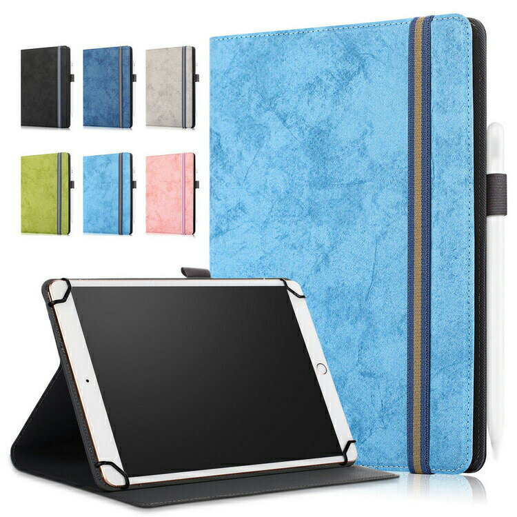 LUCA TM083M4V1-B ケース 手帳型 カバー 8インチ スタンド機能 PUレザー 軽量 薄型 シンプル おすすめ おしゃれ IRIS OHYAMA アイリスオーヤマ LUCA TM083M4V1-B 手帳型レザーケース ペンホルダー ケース/カバーのサムネイル