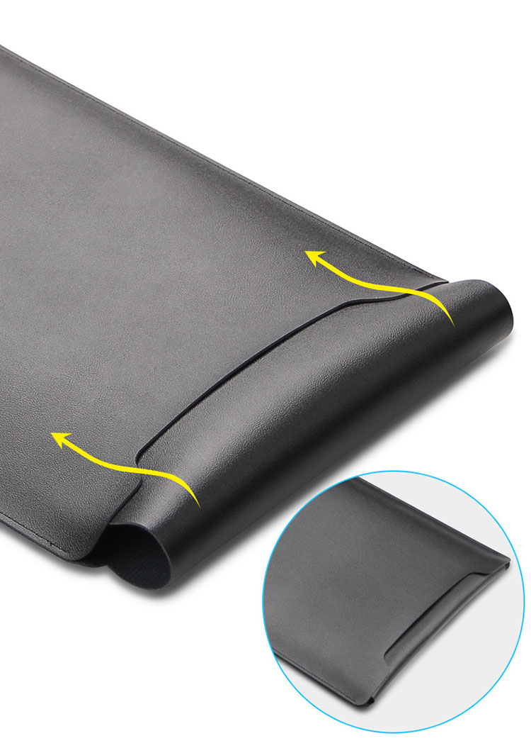 ワコム Wacom Movink 液晶ペンタブレット 13.3インチ touch ケース カバー 保護ケース PUレザー 撥水 収納ケース カバー スリーブ型 バッグ型 カバン型 シンプル セカンドバッグ型 3