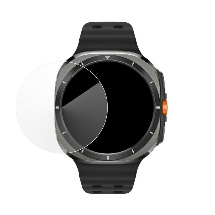 Galaxy Watch Ultra ガラスフィルム 強化ガラス 2枚セット 液晶保護プロテクター/ガラス フィルム スマートウォッチ 液晶保護 強化ガラス 保護フィルム ギャラクシーウォッチ ウルトラ 高透過率 反射防止 硬度9H 2.5Dラウンドエッジ加工 液晶保護フィルム