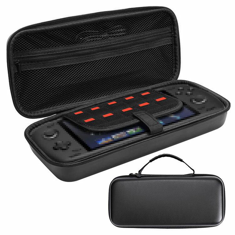 AYANEO Pocket S ケース 6インチ カバー 手提げ ポーチ ポータブル 硬質EVAポーチ 保護ケース 収納バッグ 収納ケース キャリングケース