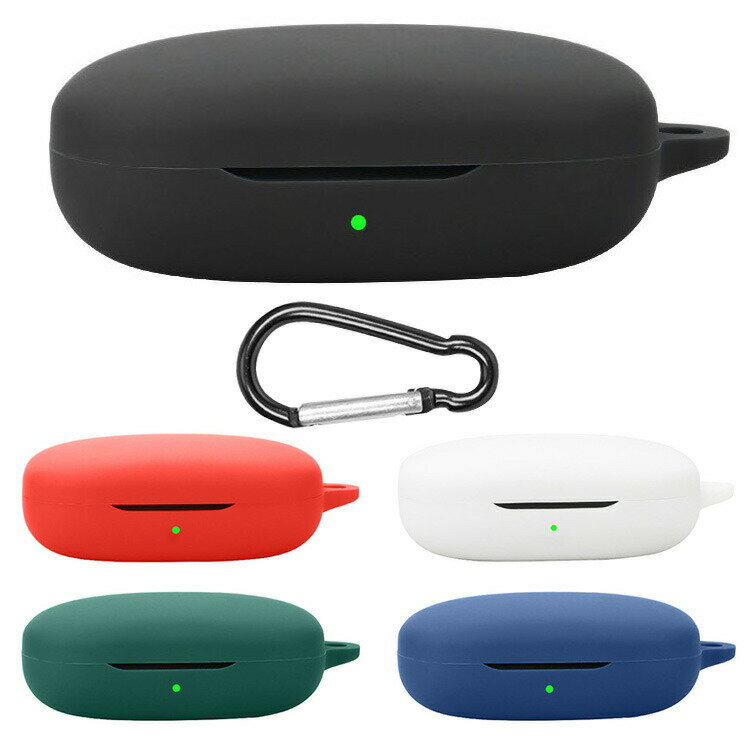 SoundPEATS Breezy ケース シリコン シンプル カラビナ付き 保護カバー サウンドピーツ ブリーズィー ..