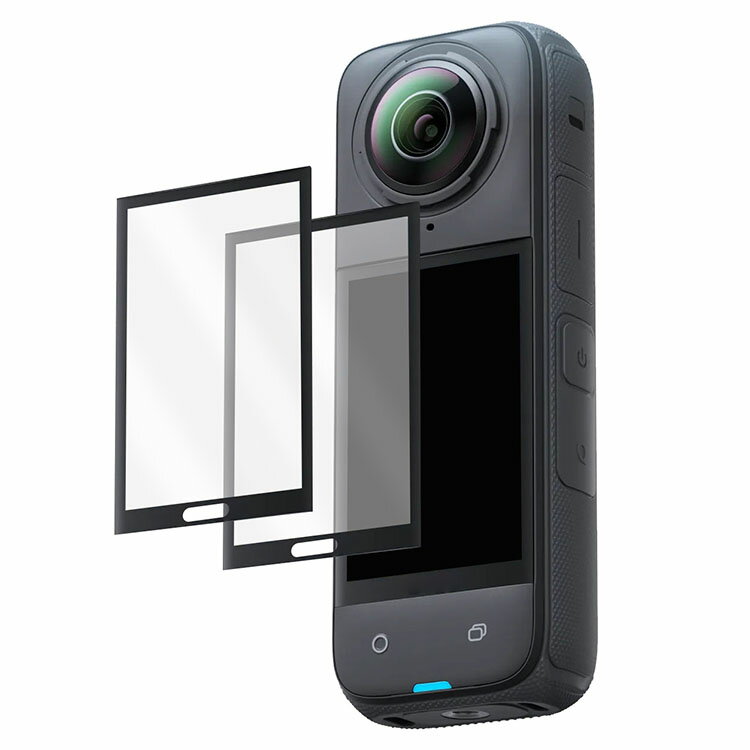 Insta360 X5 液晶保護フィルム 2枚入り 全面保護 PMMA素材 傷防止 プロテクター フィルム インスタ360 ..
