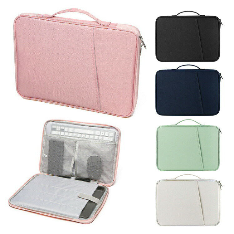 LAVIE Direct N14 ケース 14インチ カバー かわいい 手提げかばん キャンバス調 撥水 かばん型 バッグ型 ポケット付き セカンドバッグ型 ファスナー付き ノートPC パソコンバッグ おすすめ NEC ラビ Direct N14 14インチ