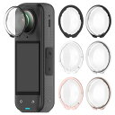 Insta360 X5 レンズガード プラスチック 1セット 合計2枚入 カメラ保護 カメラカバー レンズカバー インスタ360 X5 360度アクションカメラ...