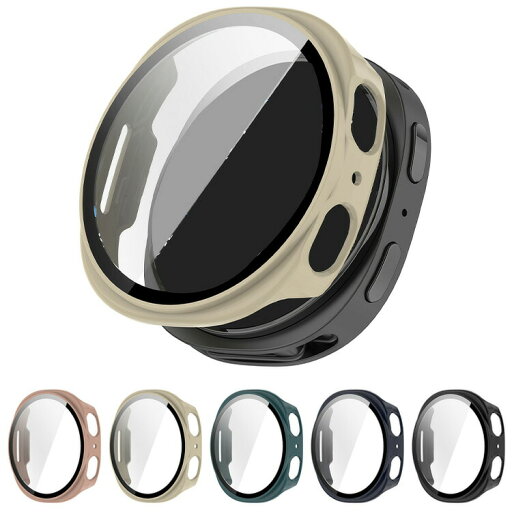 Galaxy Watch 8 カバー ハードケース 強化ガラス ガラスフィルム付き 全面保護 液晶保護ケース Samsung サムスン ギャラクシーウォッチ8 40/44mm 単色/クリア フィルム一体 Galaxy Watch 8 カバー ハードケース 強化ガラス ガラスフィルム付き 全面保護 液晶保護ケース Samsung サムスン ギャラクシーウォッチ8 40/44mm 単色/クリア フィルム一体