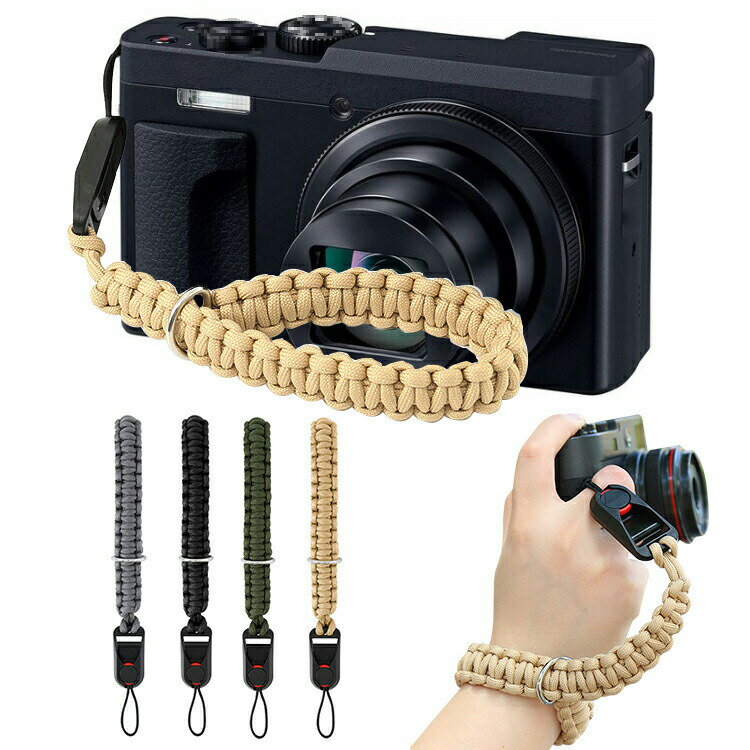 LUMIX DC-TZ99 ストラップ ZS99 ハンドストラップ 落下防止 片手巻き 手首 一眼レフ リストストラップ ..
