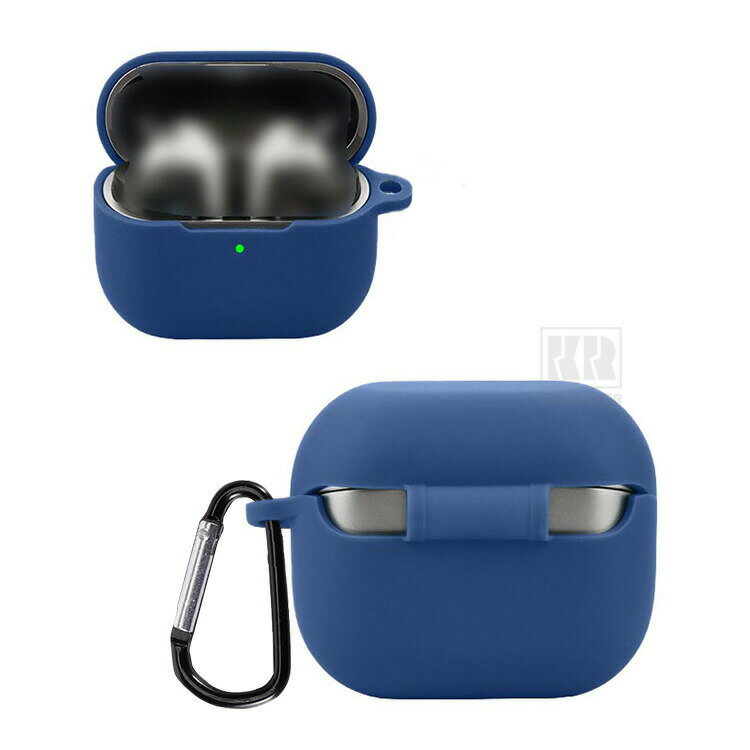 Galaxy Buds3 FE ケース シリコン シンプル 保護カバー カラビナ付き ワイヤレスイ...