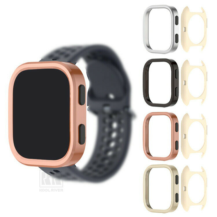 Bip 6 ケース 耐衝撃 カバー プラスチック＆アルミバンパー かっこいい Amazfit アマズフィット ビップ6 バンパーカバー