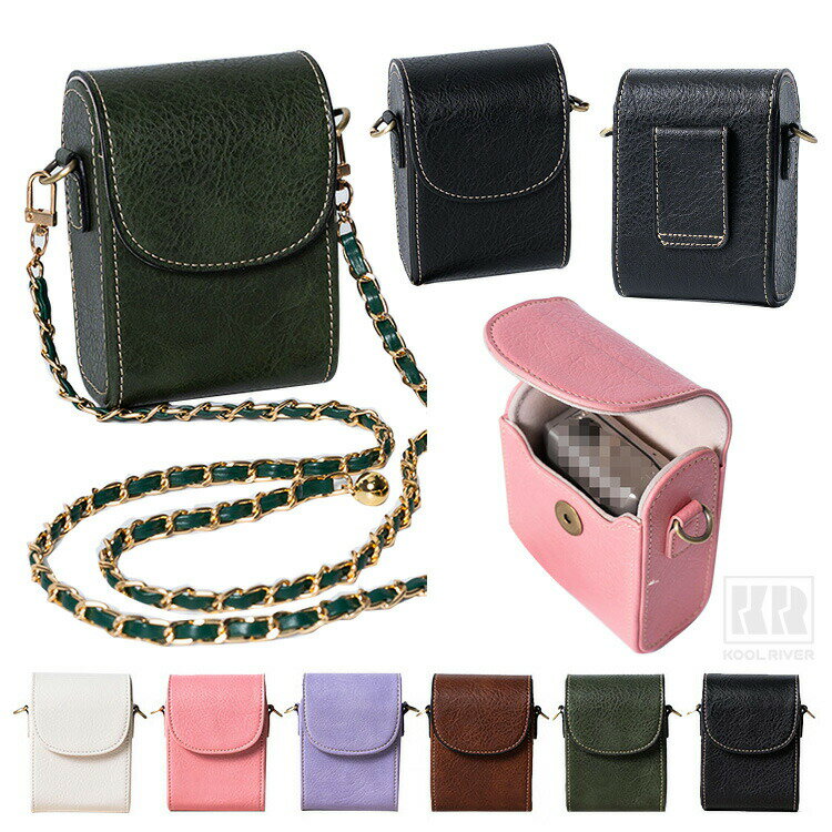 S95 PRO ケース WD08（4K）WD08 PRO（5K）カバー ショルダーストラップ付き PUレザー レディース 肩掛..