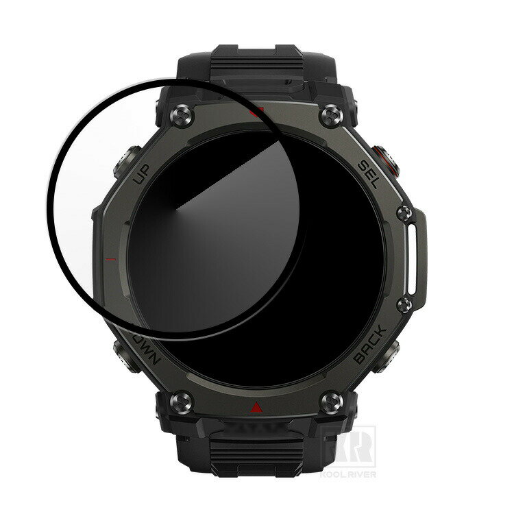 Amazfit T-Rex 3 Pro 液晶保護フィルム 2枚入り 全面保護 PMMA素材 傷防止 プロテクター フィルム アマズフィット T-レックス3 プロ 保護シート 液晶保護プロテクター