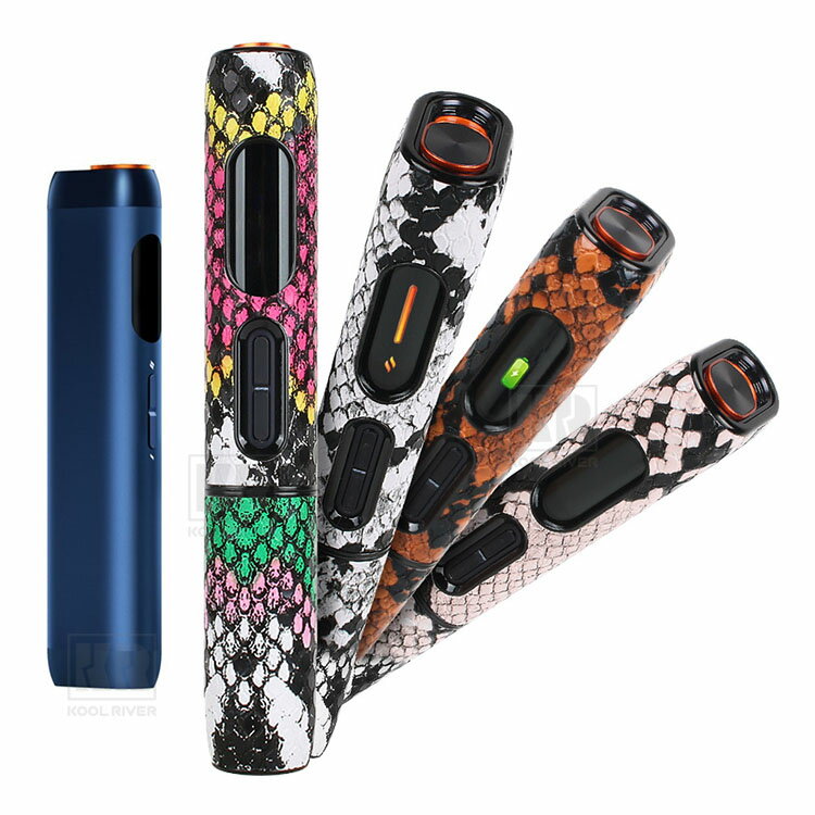 glo Hilo ケース カバー PUレザー パイソン柄 収納 電子たばこ 電子タバコ アイコスカバー 保護ケース BAT グロー ヒーロ 充電対応 持ち運び便利 簡単取り出しケース