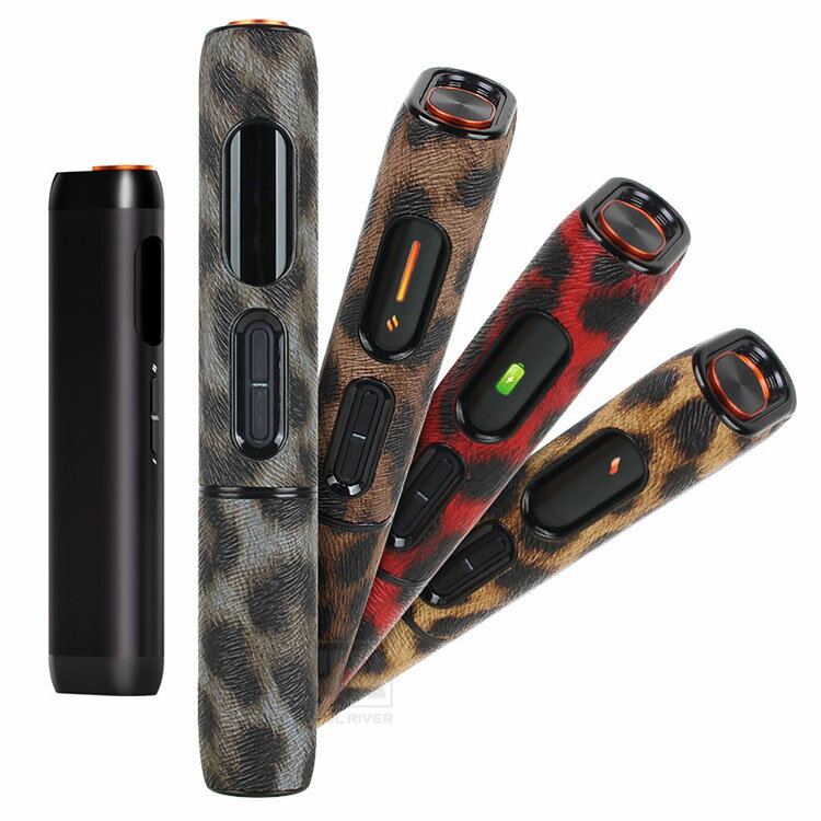 glo Hilo ケース カバー PUレザー ヒョウ柄 収納 電子たばこ 電子タバコ アイコスカバー 保護ケース BAT グロー ヒーロ 充電対応 持ち運び便利 簡単取り出しケース