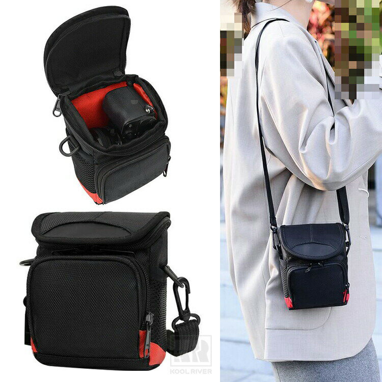 S95 PRO ケース WD08（4K）WD08 PRO（5K）収納バッグ ショルダーストラップ付き ナイロン 肩掛け カメ..