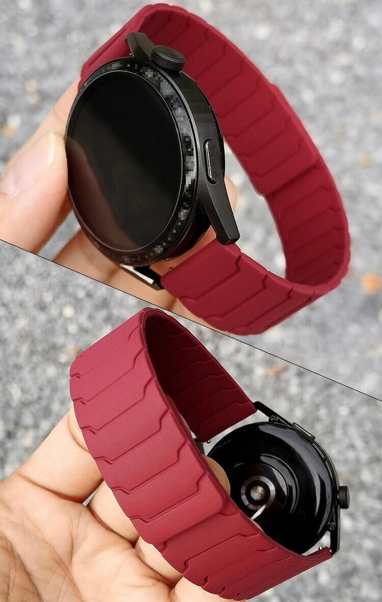 便利グッズ・面白家電 ブレイドのHaylou IRON N1 バンド Solar Pro / Watch 2 Pro ベルト マグネット付き 磁気付き シリコン バンド幅 22mm 交換リストバンド/交換バンド/交換ベルト 可愛い お洒落 かわいい エレガント レディース スマートウォッチ用リストバンド Haylou ハイロー｜アングル2