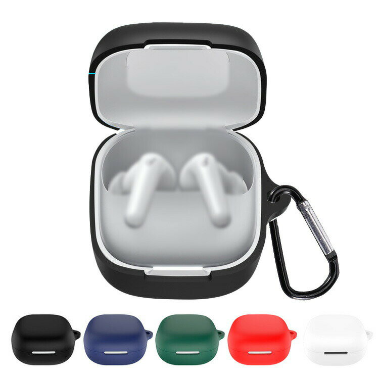 ANKER Soundcore R60i NC ケース シリコン シンプル 保護カバー カラビナ付き ワイヤレスイヤホン おすすめ おしゃれ カバー 傷防止 ケース アンカー サウンドコア 保護ケース カバー(2.0)