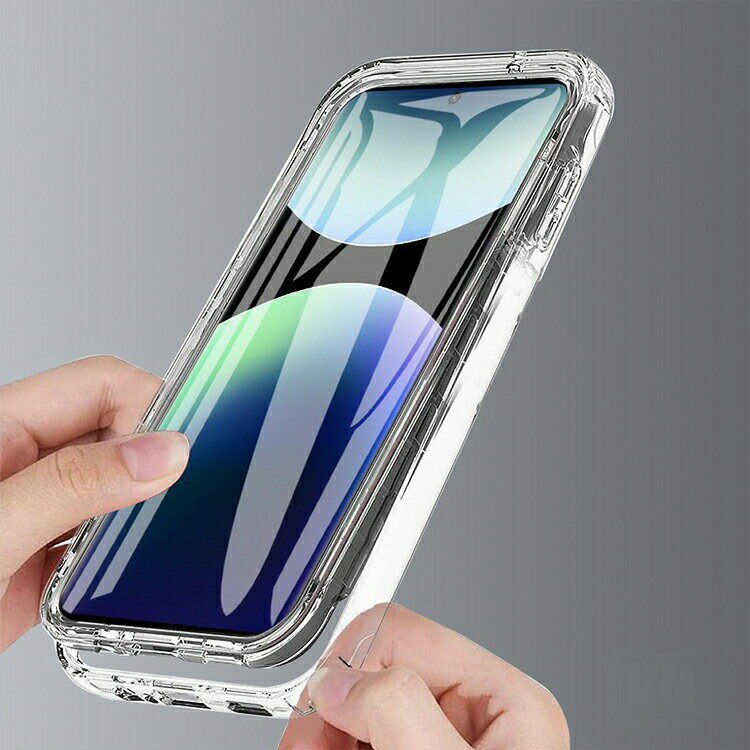 POCO M8 5G ケース クリア M8 Pro 5G カバー 耐衝撃 クリア 透明 クリア 背面透明 両面 前後保護 フルカバー シンプル お洒落 かわいい お洒落 小米 シャオミ POCO M8 5G / M8 プロ 5G おすすめ おしゃれ スマホケース スマホカバー