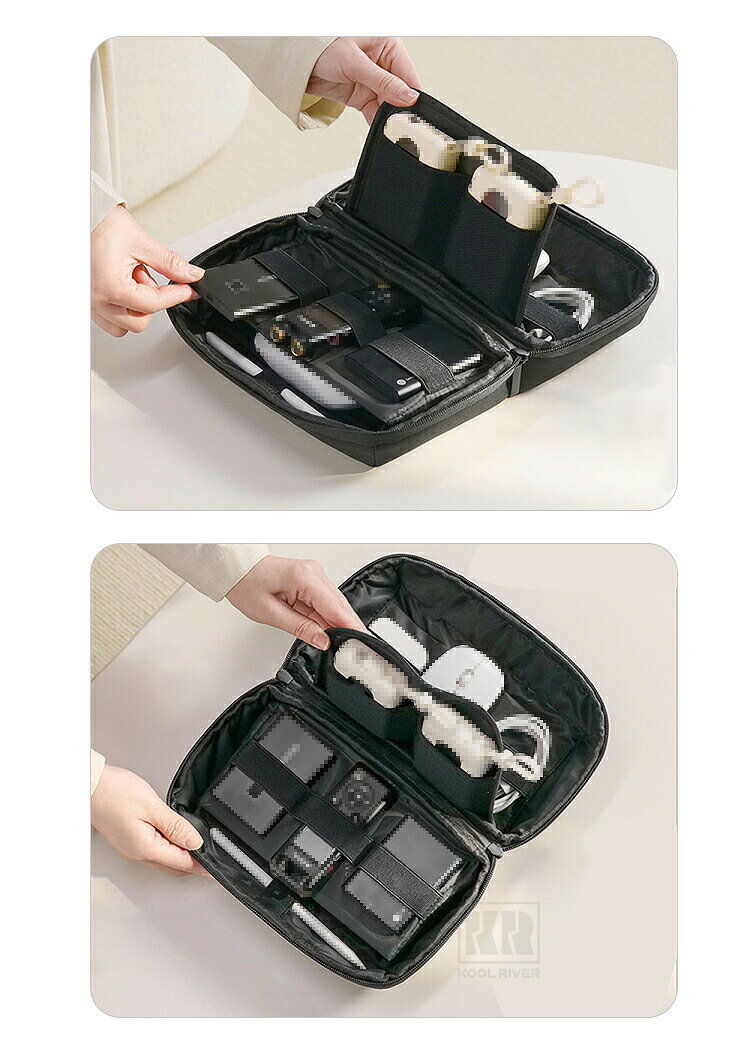 ガジェットポーチ 手提げ ガジェットケース 電源収納ポーチ 撥水 ケーブル 収納 OA 小物 収納ポーチ 収納バッグ PC周辺機器整理収納 モバイルアクセサリー マウス メモリーカード 充電器 まとめて収納 トラベル 旅行 トラベルグッズ 便利 おしゃれ blade-10243116 便利グッズ・面白家電 ブレイド サンプル画像3