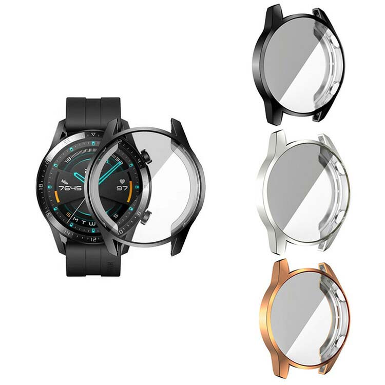 Huawei Watch GT 2 46mm ケース/カバー TPU クリア ファーウェイウォッチ GT 2 46mm メッキ ソフトケース