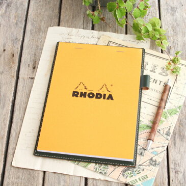 ロディア メモパッド 16 / RHODIA no.16 / 革 8色 メモカバー ヌメ革 レザー A7 ロディア カバー メモ帳 手帳・ノート ノート メンズ レディース かわいい おしゃれ シンプル 名入れ / 誕生日 プレゼント にも