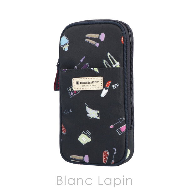 アルティザン＆アーティスト ARTISAN＆ARTIST スリムなマルチユースポーチ 5WP-RY908 レーヴ・ミスティーク #ネイビー コスメポーチ/バッグ [161234]