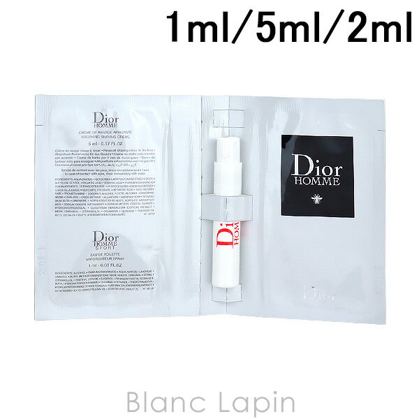 【ミニサイズ】 クリスチャンディオール Dior ディオールオムスポーツ EDT & シェービングクリーム 1ml/5ml/2ml [651752]