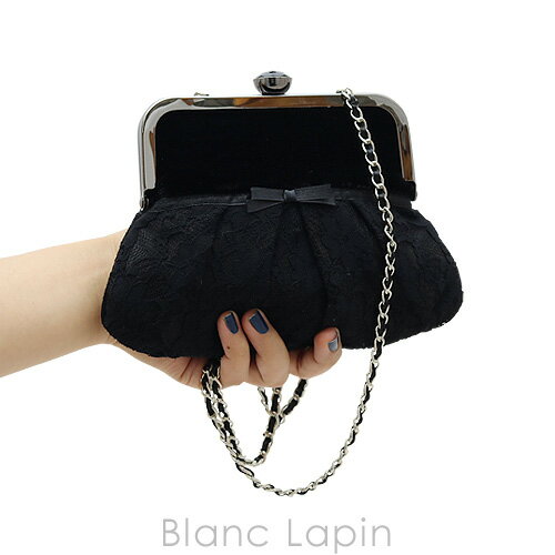 楽天市場 ノベルティ ジルスチュアート Jill Stuart ブラックレースポーチ ブラック メール便可 Blanc Lapin ブランラパン