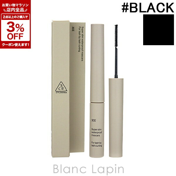 3CE Super Slim Waterproof Mascara #BLACK 2.5ml [983955]