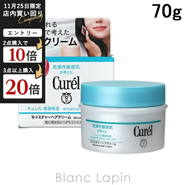 花王 キュレル KAO CUREL モイスチャーヘアクリーム 70g ヘアトリートメント [444134]