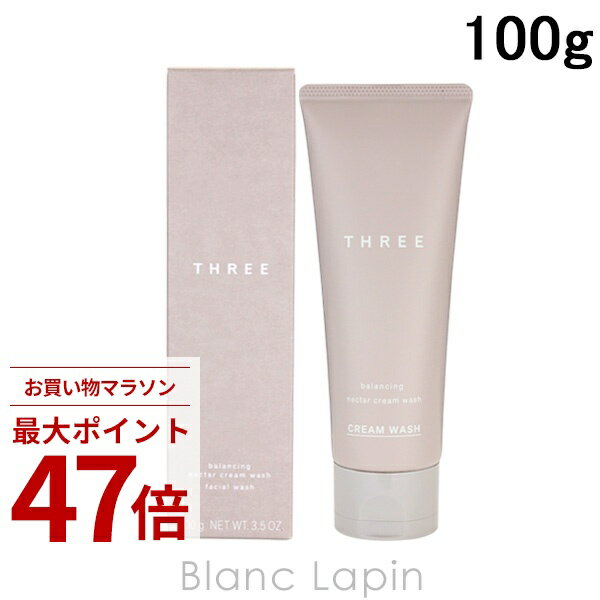Rakuten - 〔期間限定！2点以上で3%OFFクーポン配布中〕スリー THREE バランシングネクタークリームウォッシュ 100g [591482]