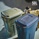 ゴミ箱 ダストボックス 屋外 分別 ふた付き トラッシュカン 50L 50リットル おしゃれ 大型 大容量 大きい 外 シンプル キッチン キッチンカウンター ...
