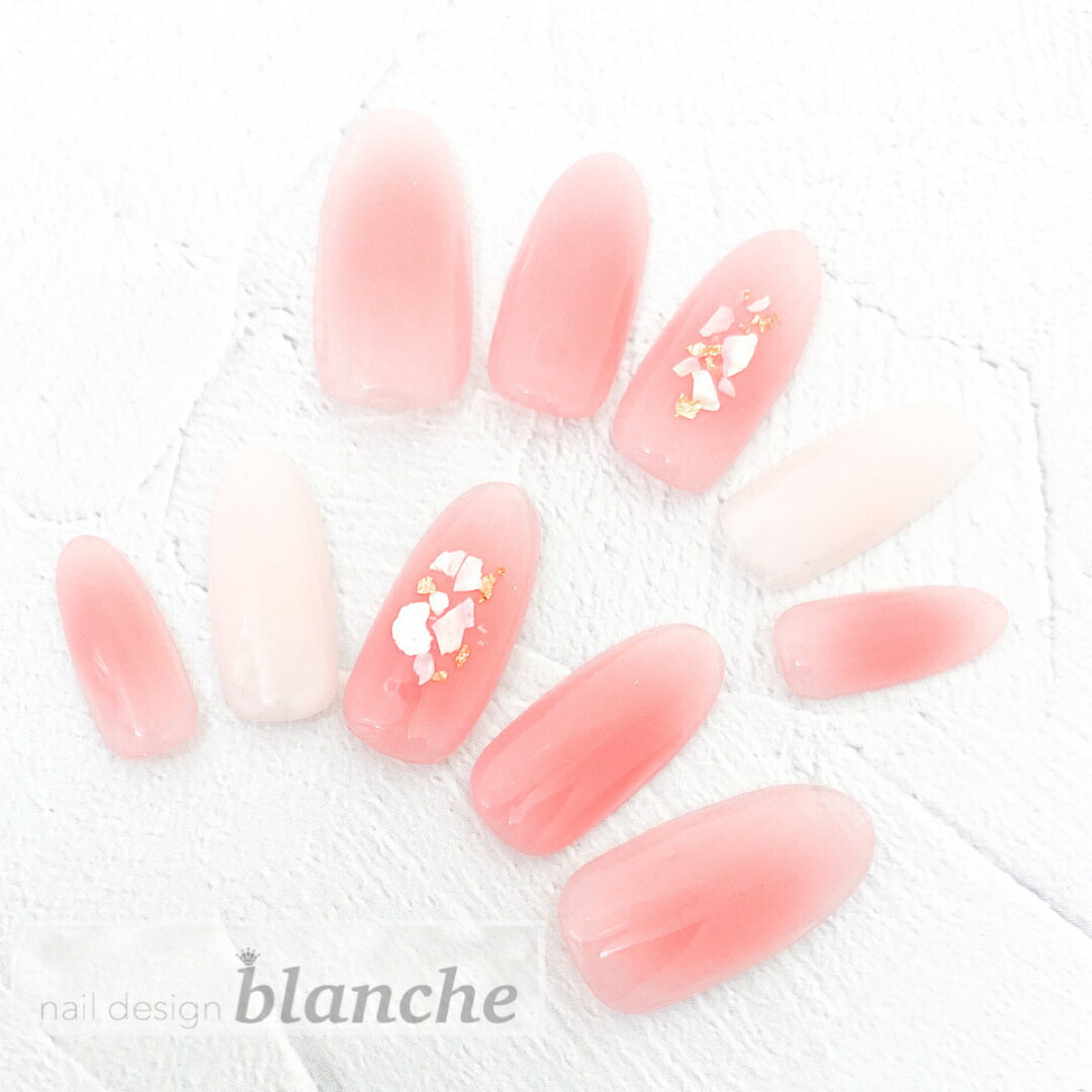 楽天ネイルチップ専門店　Blanche【あす楽対応】12:00までのご注文で即日発送【フリーサイズ16枚入り・両面テープ・ヤスリ付き】★ネイルチップ★　当店オリジナルハンドメイド　おフェロネイル | チークネイルネイル、つけ爪、ジェルネイル、アクセサリー、NailTip