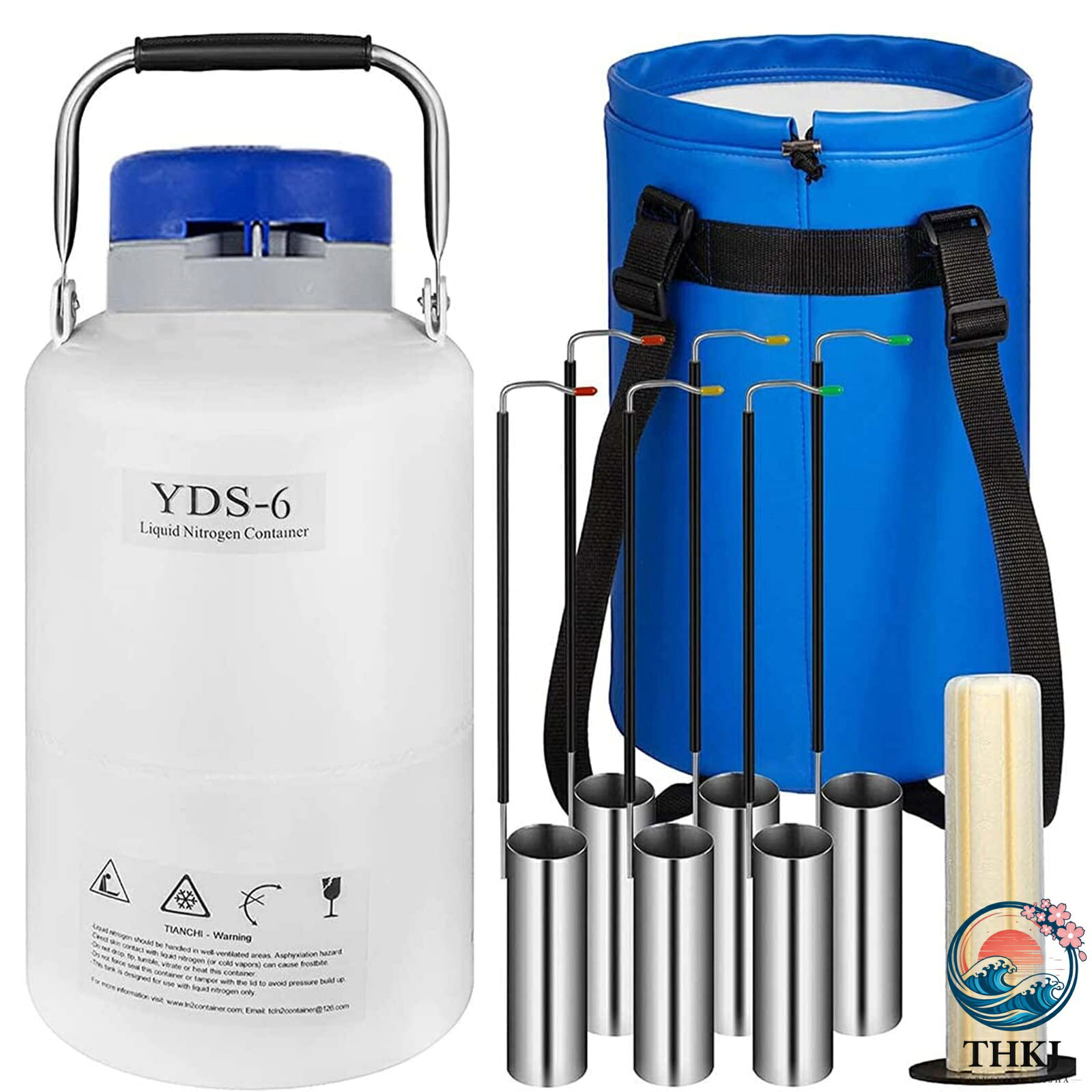 2L 3L 6L 10L 液体窒素保存容器 貯蔵タンク デュワー瓶 高密閉度 生物試料 凍結保...
