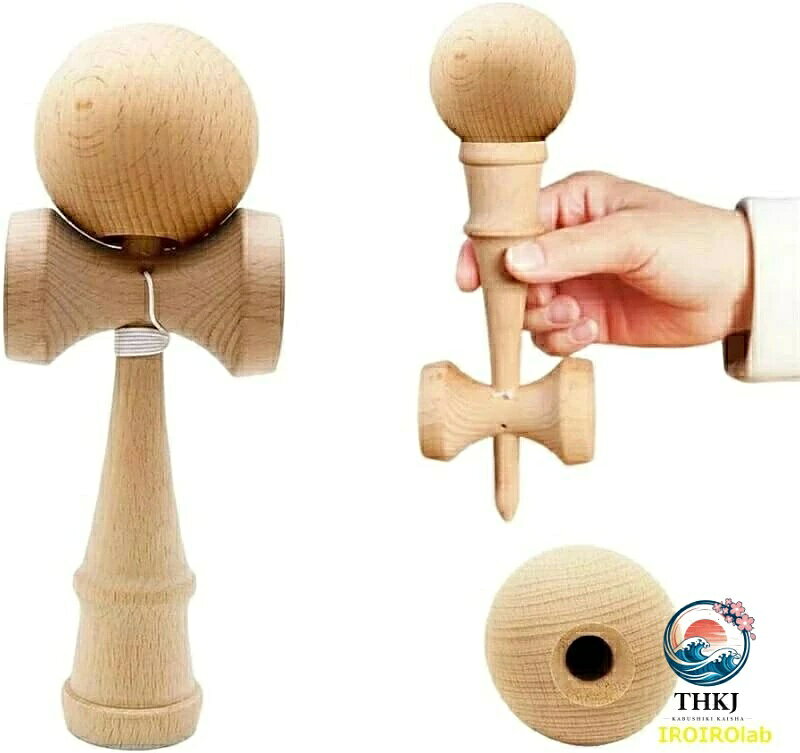 ブランシュストアの【全品2点で5%OFF】けん玉 検定 けん玉検定 競技用 子供 フィットネス レジャー 木製知育玩具 スキルボール けん玉 教室 学校 練習 大会 子ども 大人 玩具 スポー｜アングル2