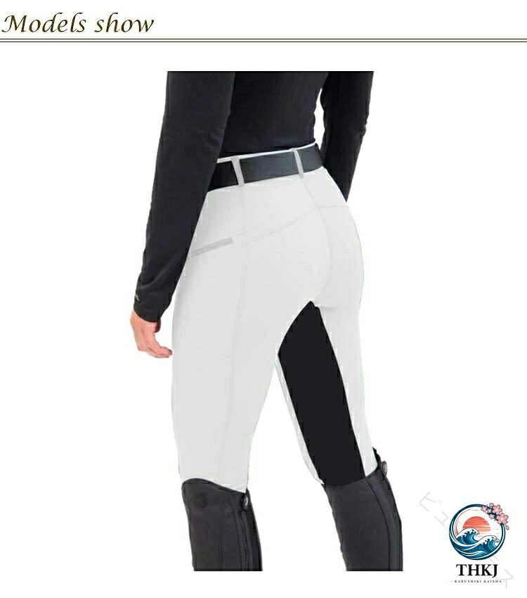 ブランシュストアの乗馬 キュロット パンツ 馬術 女性用 乗馬用パンツ レディース ズボン ハイウエスト 乗馬キュロット 乗馬ズボン 弾性 快適 馬術スポーツウェア ストレッチ ジュニア 乗馬服 乗馬ウェア｜アングル3