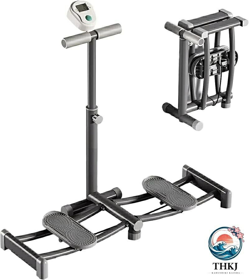 レッグ トレーニング ダイエット器具 折りたたみ スキー シミュレーション トレーナー 運動器具 室内 細脚 産後の運動 骨盤底筋トレ 太ももトレーナー バランストレーニング 開脚運動 有酸素運動 肘掛け 計数機
