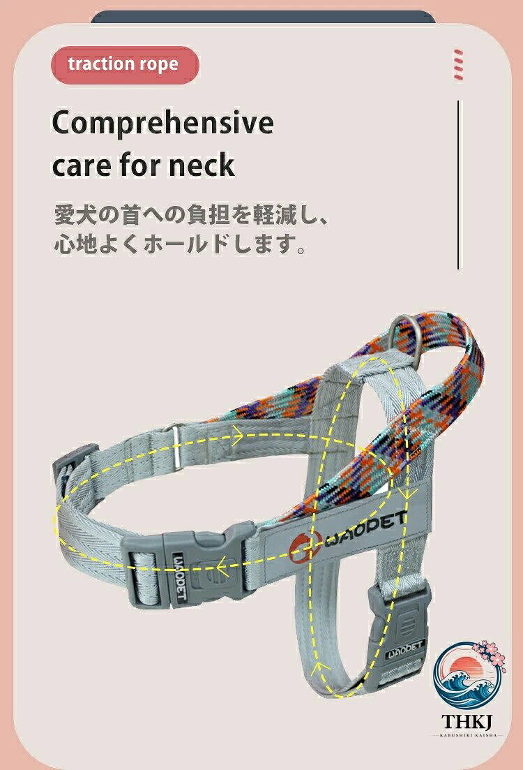 【全品2点で5%OFF】犬 ハーネス 名前 夏 ネーム 迷子札 超小型犬 胴輪 抜けない 脱...