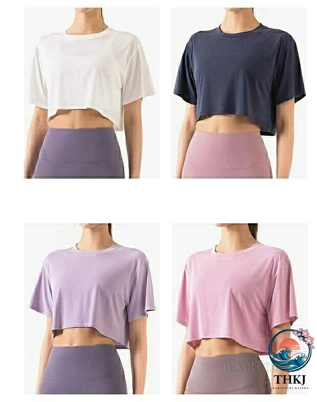 【全品2点で5%OFF】ヨガウェア トップス 半袖 レディース ヨガ服 ヨガシャツ ゆっ...