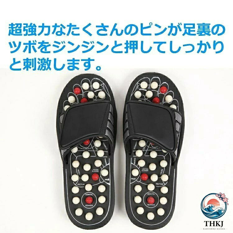サンダル 健康サンダル 超強力タイプ 男女兼用 4 サイズ 足つぼ 刺激 指圧 強烈 痛...