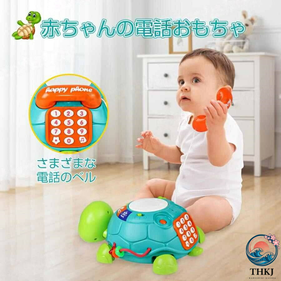 ブランシュストアの多機能 ハイハイカメ 赤ちゃん おもちゃ 知育玩具 1 歳 2 歳 音と光 指先訓練 聴覚発達 色認知 動物認知 鼓 楽器 赤ちゃん 玩具｜アングル2