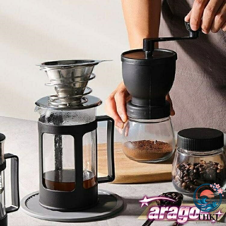 【全品2点で5%OFF】豆挽き コーヒーミル 手回し ハンドミル 珈琲 セラミックコーヒ...