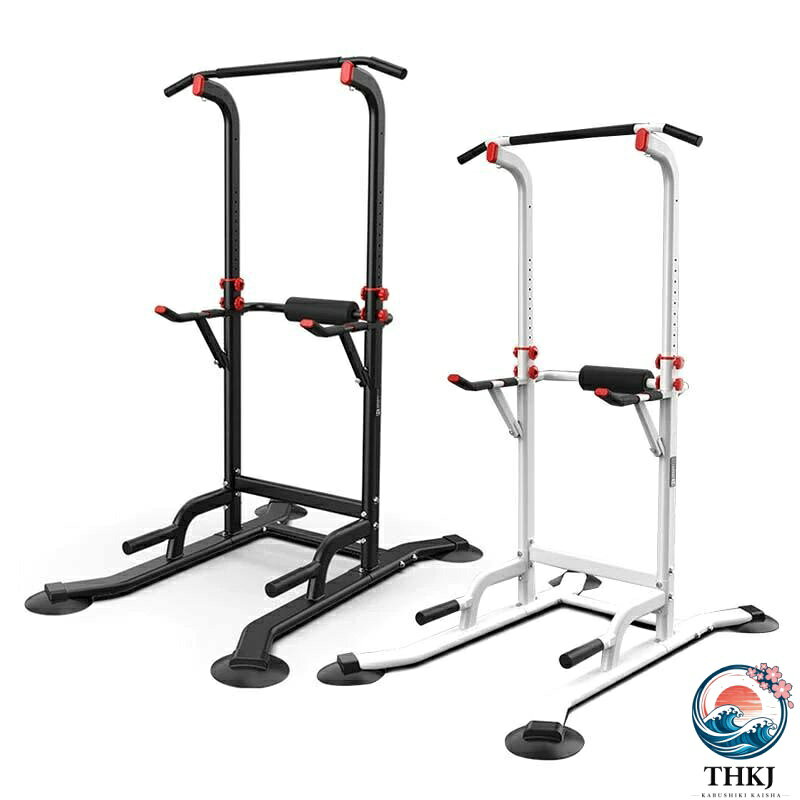 筋 腹筋 大胸筋 トレーニング器具 大人/子供/お年寄り適用 家庭/室内用 【本体サイズ＆重量】寸法：幅97cmX奥105cmX高165cm〜230cm。重量：約20kg 本体の最大耐荷重:150kg 【家族全員で使用できる】懸垂マシンは、老若男女を問わず、多くの部位を鍛えることができ、ディップス、レッグレイズ、プッシュアップ、ストレッチなど総合的なトレーニングができます。初級者から上級者まで、高さは調整できるので、お子様にも利用いただけます。家族全員がジムに通わずに、家で気軽に体を鍛えることができます。 【耐荷重150kg頑丈な構造】力学の原理に従って、懸垂マシンの土台は八の字型構造で、前後延長し、二重安定になります。転がり防止で、不快な縦揺れを軽減できます。懸垂マシンの下部に補強バーで固定、しっかりサポートして、従来の懸垂マシンと比べて揺れやぐらつきが少なく、優れた耐久性や安全性が特徴です。 【高さ12段階調節＆背もたれ付き】人ごとの体形が違いますので、高さを12段階に調整機能付き、身長に合わせて調節できるので、家族みんなで使えます！トレーニングにできるだけ快適に行いますよう、安全背もたれがつき、運動中の圧力を分散、体への負担をちゃんと軽減できます。 生産地：中国 ご注意：ご利用のモニター環境により、色合いが異なって見える場合がございます。送料について、全国送料無料になります。ただし、北海道は800円、沖縄は1500円の追加をいただきますが、ご了承のうえご注文ください。筋 腹筋 大胸筋 トレーニング器具 大人/子供/お年寄り適用 家庭/室内用 【本体サイズ＆重量】寸法：幅97cmX奥105cmX高165cm〜230cm。重量：約20kg 本体の最大耐荷重:150kg 【家族全員で使用できる】懸垂マシンは、老若男女を問わず、多くの部位を鍛えることができ、ディップス、レッグレイズ、プッシュアップ、ストレッチなど総合的なトレーニングができます。初級者から上級者まで、高さは調整できるので、お子様にも利用いただけます。家族全員がジムに通わずに、家で気軽に体を鍛えることができます。 【耐荷重150kg頑丈な構造】力学の原理に従って、懸垂マシンの土台は八の字型構造で、前後延長し、二重安定になります。転がり防止で、不快な縦揺れを軽減できます。懸垂マシンの下部に補強バーで固定、しっかりサポートして、従来の懸垂マシンと比べて揺れやぐらつきが少なく、優れた耐久性や安全性が特徴です。 【高さ12段階調節＆背もたれ付き】人ごとの体形が違いますので、高さを12段階に調整機能付き、身長に合わせて調節できるので、家族みんなで使えます！トレーニングにできるだけ快適に行いますよう、安全背もたれがつき、運動中の圧力を分散、体への負担をちゃんと軽減できます。 生産地：中国 ご注意：ご利用のモニター環境により、色合いが異なって見える場合がございます。送料について、全国送料無料になります。ただし、北海道は800円、沖縄は1500円の追加をいただきますが、ご了承のうえご注文ください。