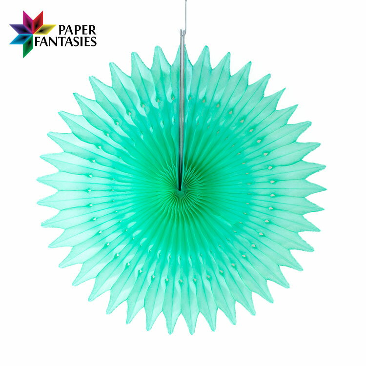 乐天商城 - レーシーファン 30cm ライムシャーベット PAPER FANTASIES ペーパーファン ハニカム 北欧 パーティー 装飾 誕生日 ウエディング ディスプレイ