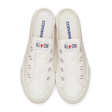 コンバース オールスター ライト PLTS ミュール スリップ OX CONVERSE ALL STAR LIGHT PLTS MULE SLIP OX レディース スニーカー ベージュ ホワイト 22.5-25.0cm