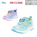 ディズニー キッズ シューズ DN C1360 Disney ムーンスター スニーカー 子供靴 女の子 女子 DNC1360 ミント(ラプンツェル) パープル(ティンカーベル) 14.0-19.0cm