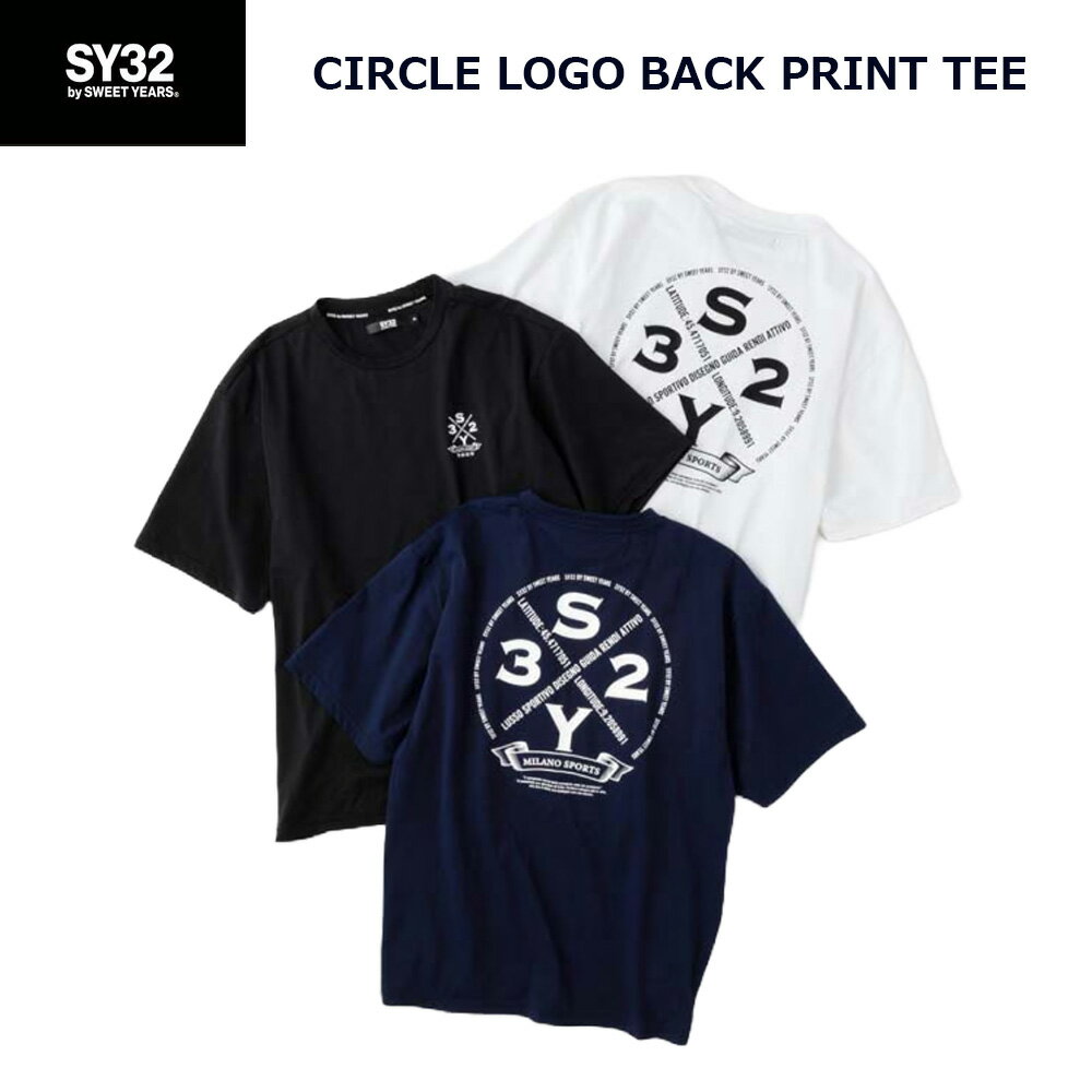 SY32 T   ץ ƥ 15048 CIRCLE LOGO BACK PRINT TEE 磻ƥȥ...
