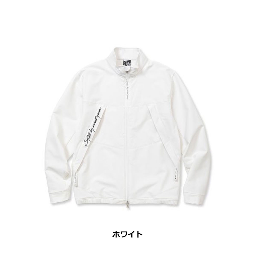 SY32 ダブル ポケット ライト ストーム フリース ジャケット SYG-23A35 ゴルフウエア ジャケット メンズ ウエア 全2色 ブラック ホワイト ジャケット 防風 保温 起毛