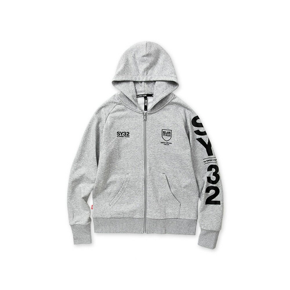 SY32 シールド ロゴ ジップ フーディー SHIELD LOGO ZIP HOODIE 13067 エスワイサーティトゥバイスィートイヤーズ パーカー ジッパー メンズ ウエア 全4色 ブラック レッド グレイ ネイビー フード