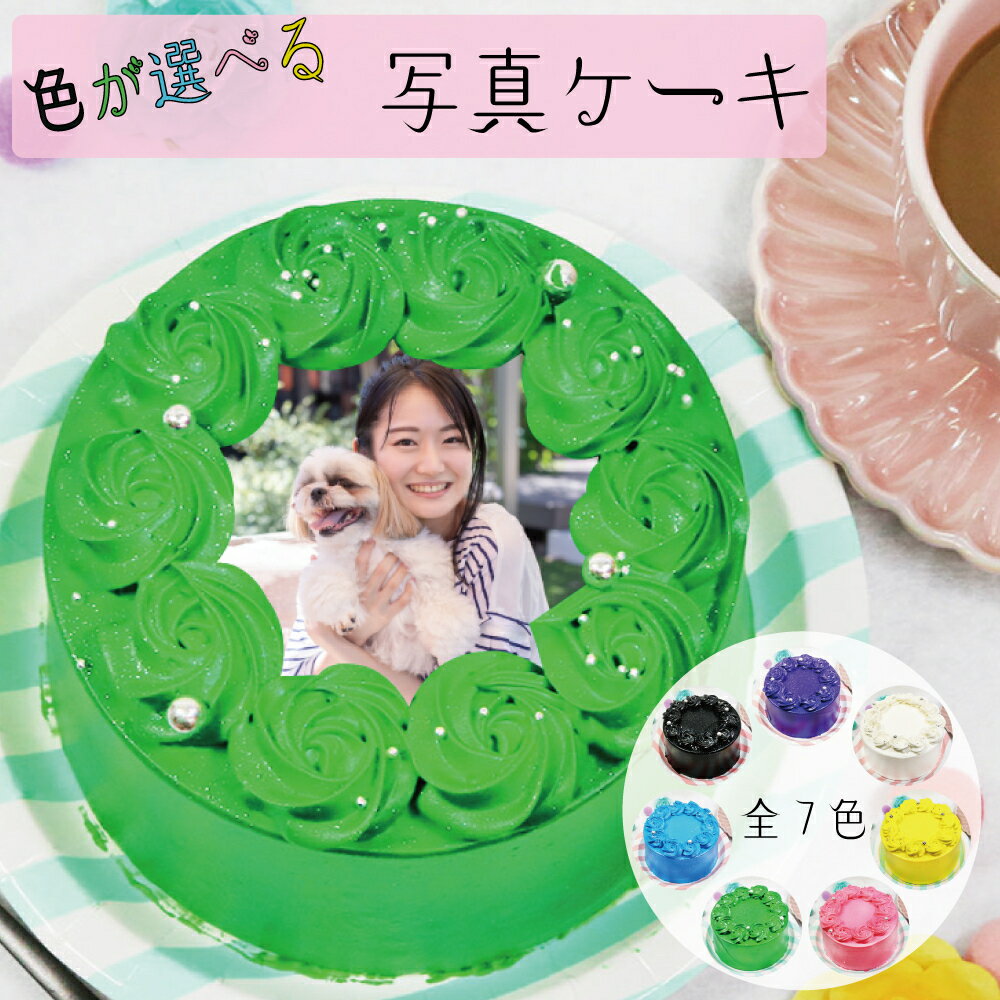 写真ケーキ 子供 誕生日ケーキ 7号 写真 フォトケーキ スイーツギフト プレゼント誕生日 可愛い 似顔絵 女の子 男の子 誕生日プレゼント カラー 可愛い バ...